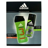 Adidas Zestaw - żel pod prysznic 250ml Active Start + dezodorant 150ml spray Cool&Dry 6in1