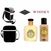 Whisky Zestaw Torba - woda toaletowa 100ml spray + dezodorant 150ml spray + torba