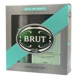 BRUT Eau de Brut Zestaw - woda toaletowa 100ml spray + dezodorant 200ml spray Edycja Limitowana