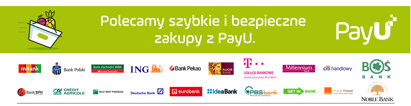 Polecamy szybkie i bezpiecznie zakupy z PayU - Partnerzy